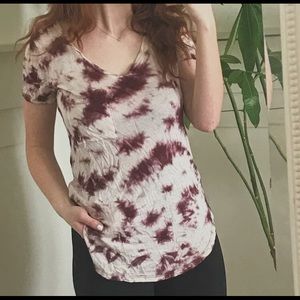 Crimson Tie Dye shirt